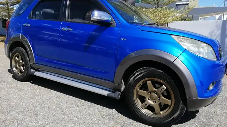 Saiz Tayar Toyota Rush