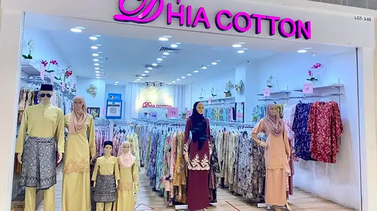 Saiz Baju Dhia Cotton