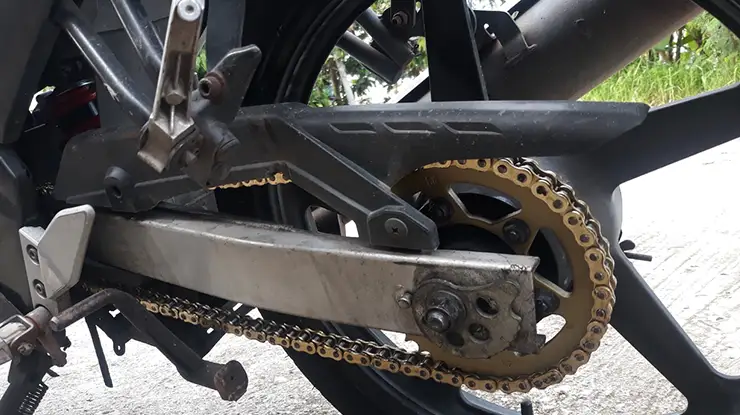 Saiz Sprocket Standard FZ150i Berdasarkan Spesifikasi Asal