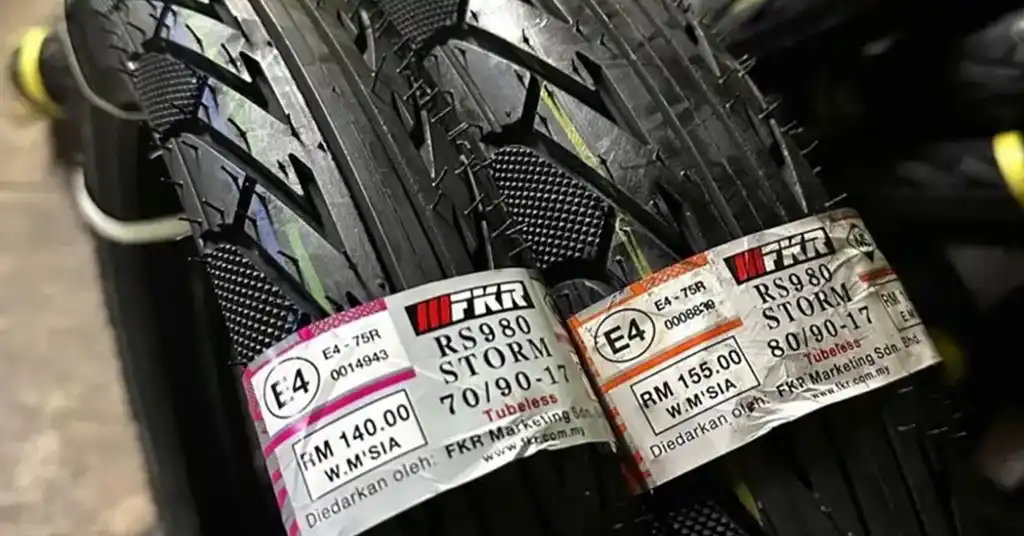 Kos Tukar Tayar Motor 70 90